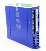 Surface detail shot of industrial drive unit for automation equipment