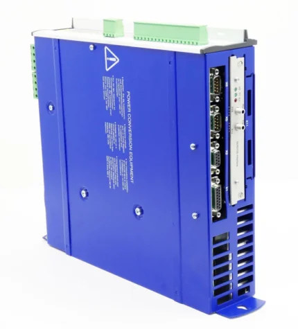 Surface detail shot of industrial drive unit for automation equipment