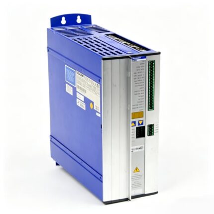Angled view of industrial drive unit, replacement automation spare part